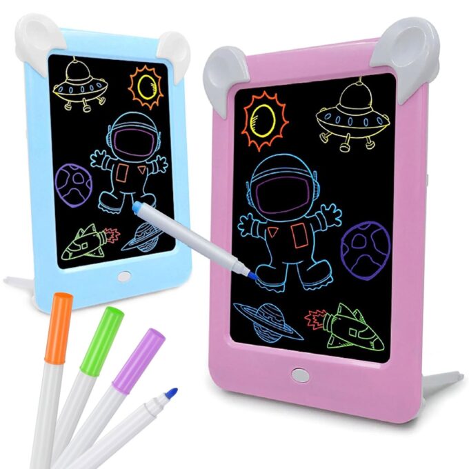 Tablero Magic Pad Conejo y Dinosaurio