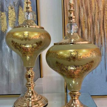 Anfora Dorada Arabesco Ref. 1641