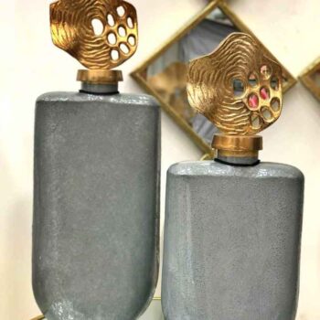 Florero Decor Gris Ref. 1757