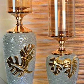 Candelero Hoja Gris Ref. 1752-53