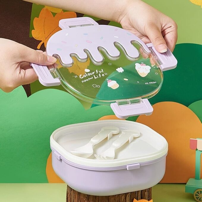 Lonchera porta comida termico con forma de helado FK23D-215