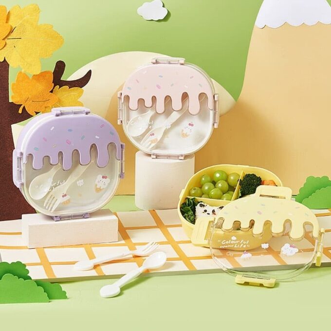 Lonchera porta comida termico con forma de helado FK23D-215