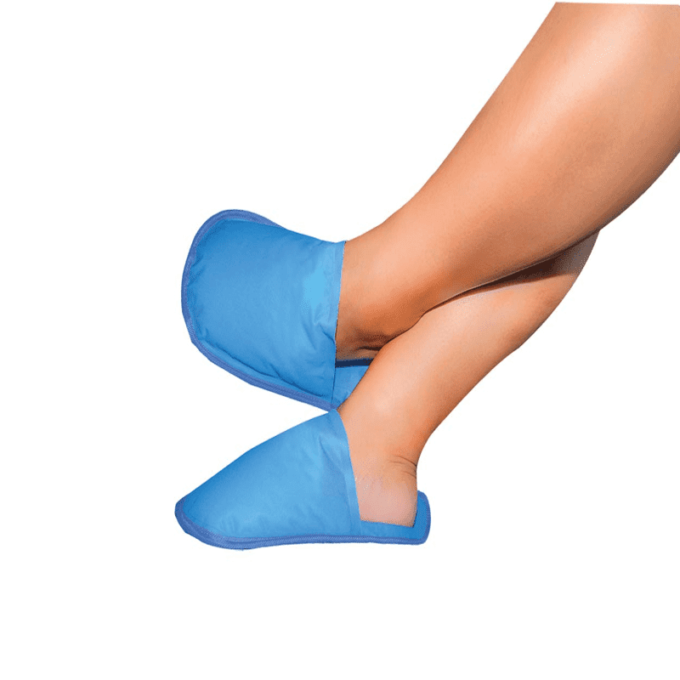 Pantuflas 2 en 1 terapia calor frio zapatones alivia dolor FK23D-143