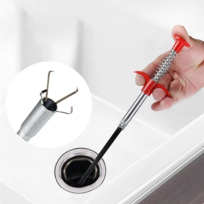 Sonda de drenaje 60CM para sifones tuberia y alcantarillado extractor de plomeria FK23D-295