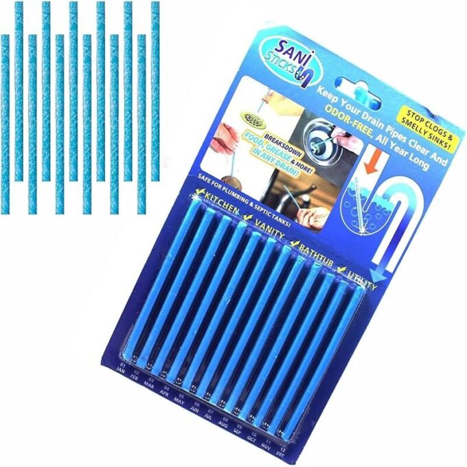Barras de limpieza para sifones y tuberia set12 FK23D-14