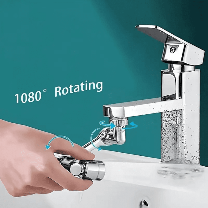Extensor plastico de presión para grifo giratorio 360° FK23D-10.