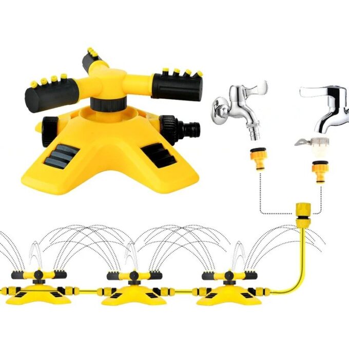 Aspersor giratorio 360 rotacion automatica rociador para jardin FK23D-185