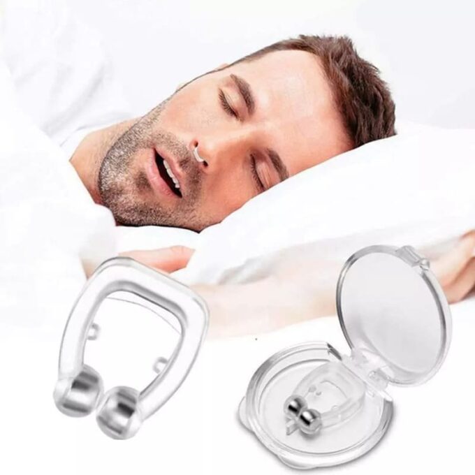 Clip magnético nasal anti ronquidos apnea FK22-34