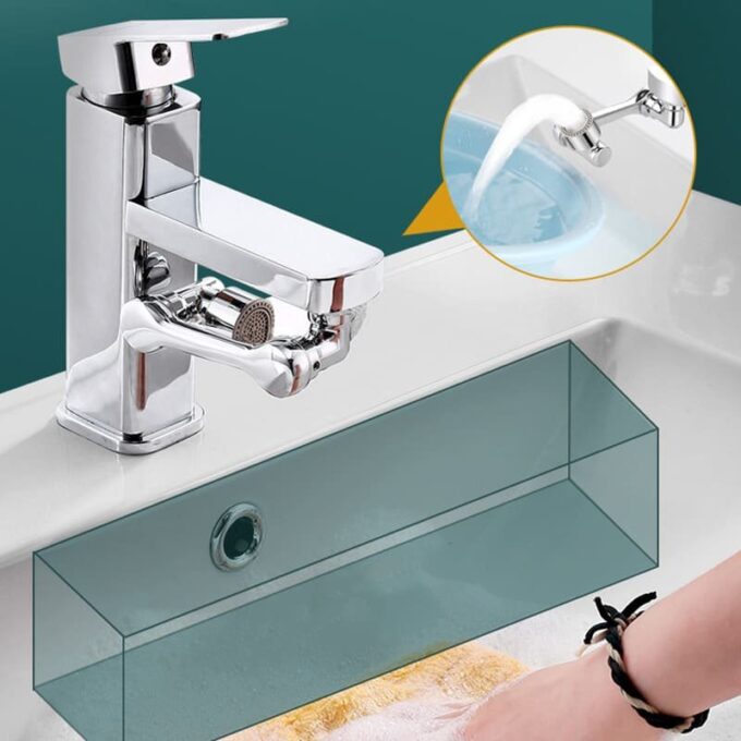 Extensor acero de presión para Grifo Giratorio 360° FK23D-11