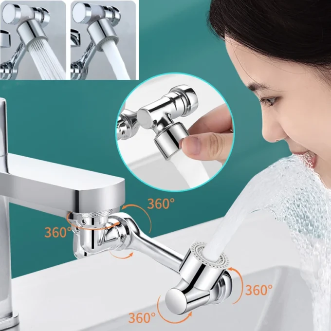 Extensor acero de presión para Grifo Giratorio 360° FK23D-11