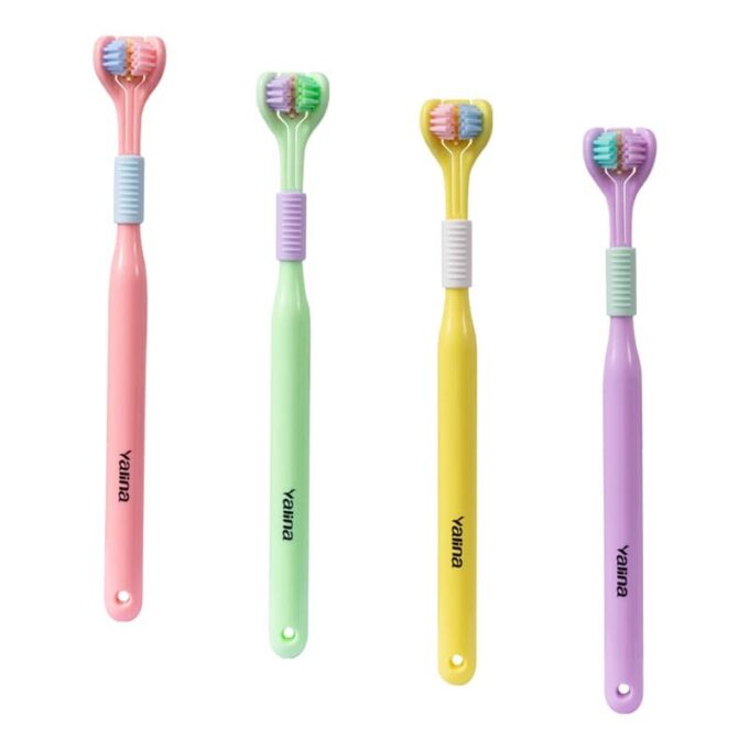"Cepillo de dientes tres caras limpieza bucal  FK23B-44"