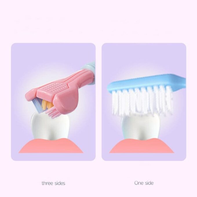 "Cepillo de dientes tres caras limpieza bucal  FK23B-44"