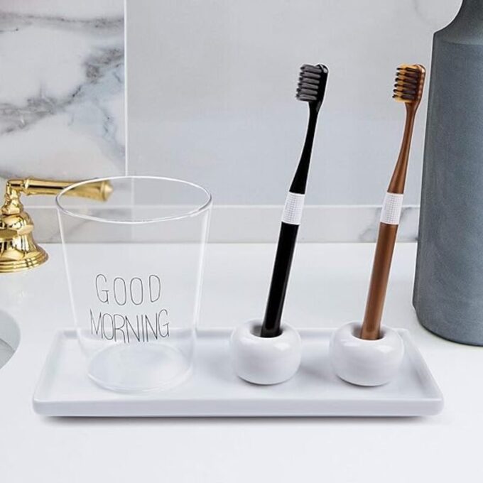 Cepillo dental cerdas de bambu set 2unid. cuidado bucal dientes FK23B-33