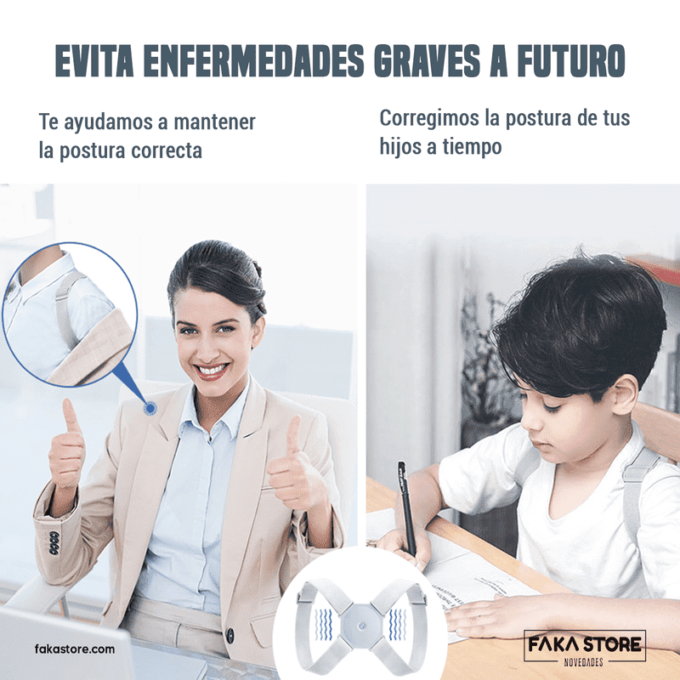 Corrector de postura inteligente con sensor FK22B-32