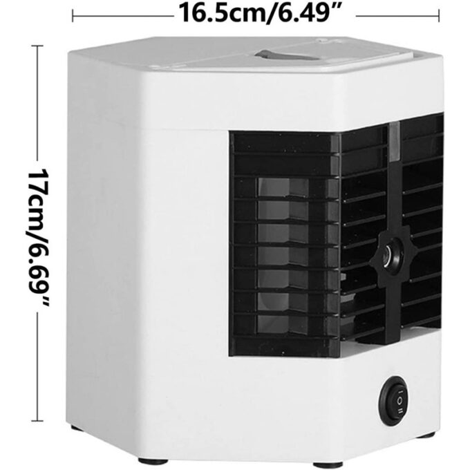 Mini enfriador portatil 2 en 1 aire acondicionado recargable FK23B-46