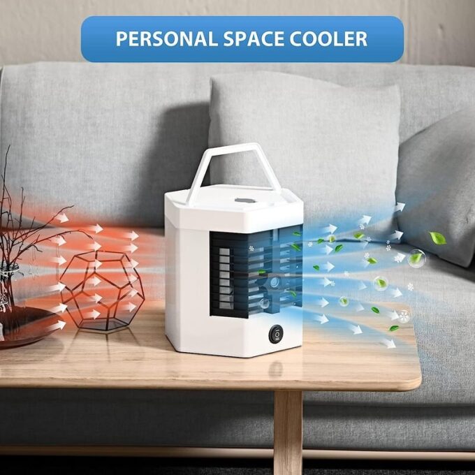 Mini enfriador portatil 2 en 1 aire acondicionado recargable FK23B-46