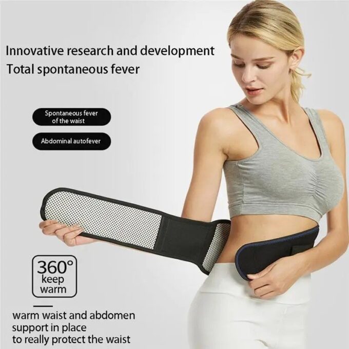 Cinturon Lumbar termico faja magnetica vertebral FK23C-35