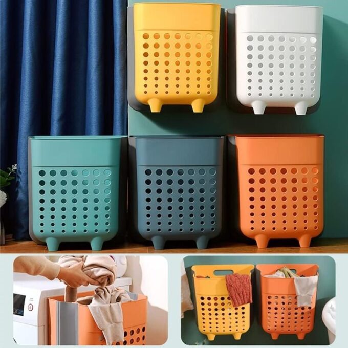 Cesta de almacenamiento plegable canasta adhesiva  FK23C-26