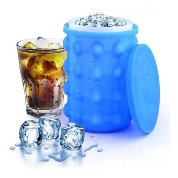 Molde siliconado para cubos de hielo cubeta portátil FK23D-101
