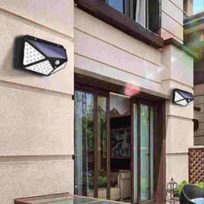 Lampara led solar con sensor de movimiento luz recargable FK23D-127