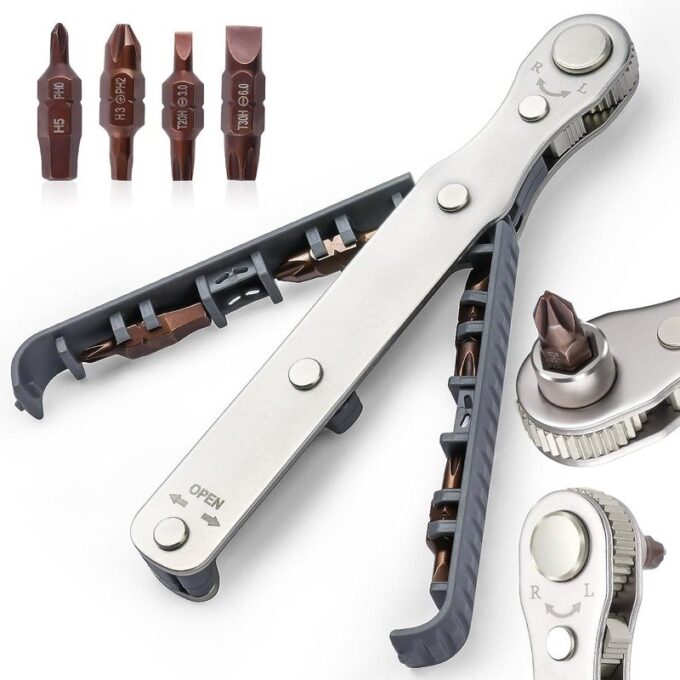 Kit de destornilladores de trinquete reparador de brocas FK23D-142