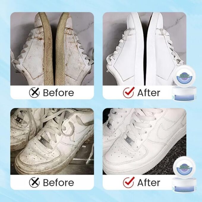 Crema limpiadora de zapatos blanqueador quita manchas FK23D-144