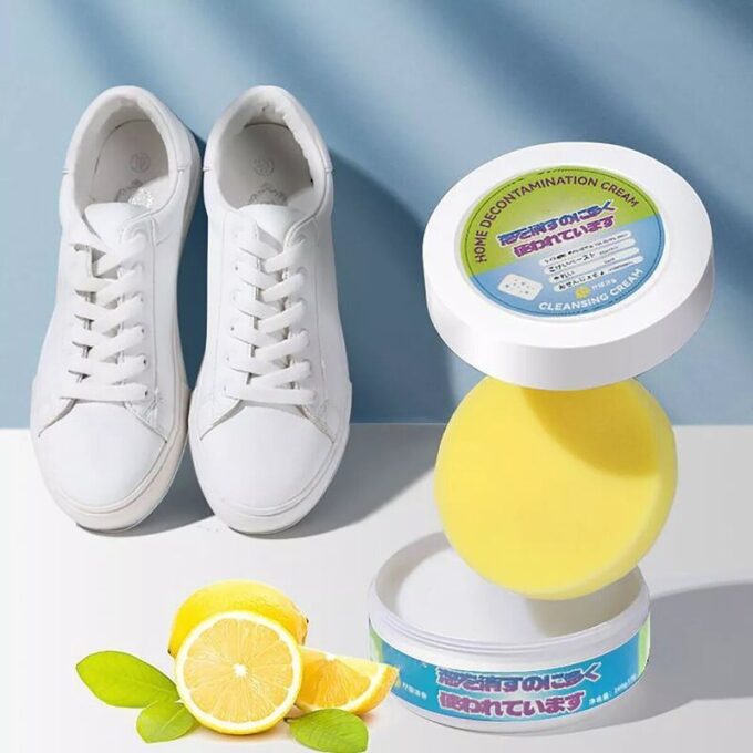 Crema limpiadora de zapatos blanqueador quita manchas FK23D-144