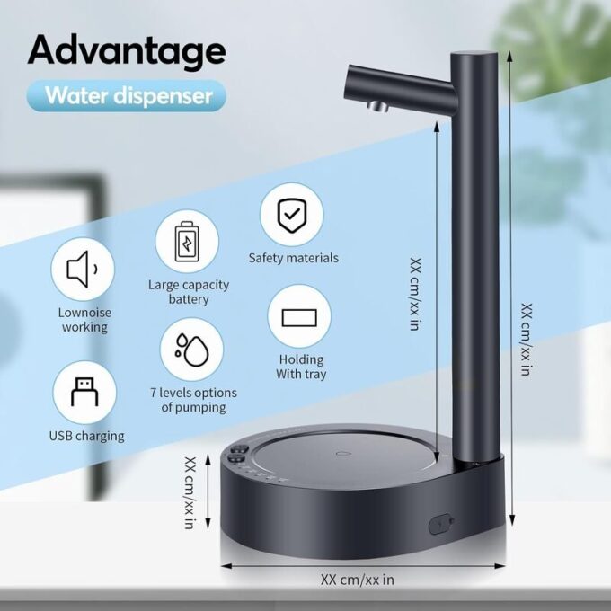 Dispensador de agua eléctrico portátil y automático FK23D-151