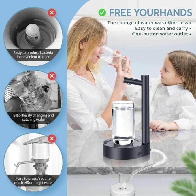 Dispensador de agua eléctrico portátil y automático FK23D-151
