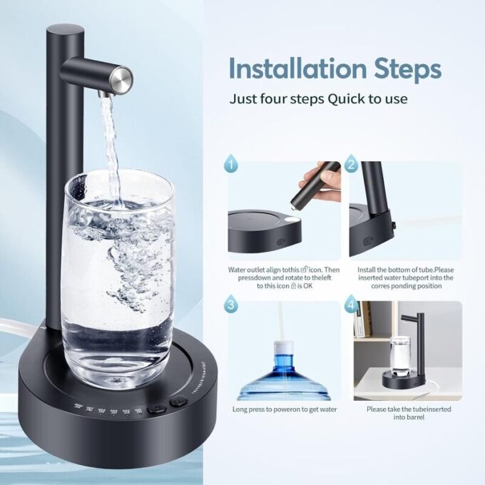 Dispensador de agua eléctrico portátil y automático FK23D-151