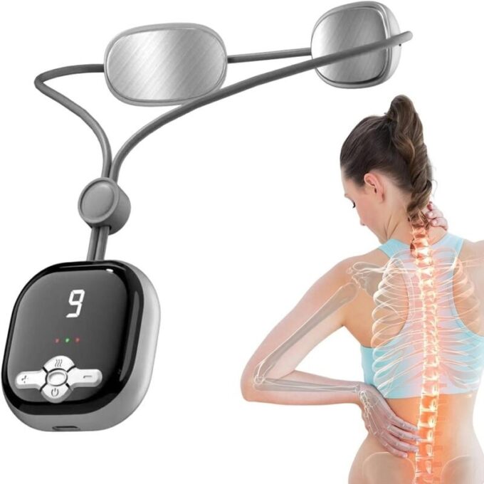 Masajeador cervical de microcorriente y calefaccion 9 niveles FK23D-154