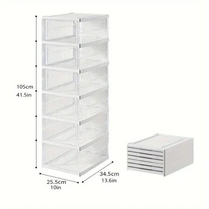 Zapatero organizador plegable armario de 6 niveles FK23D-175