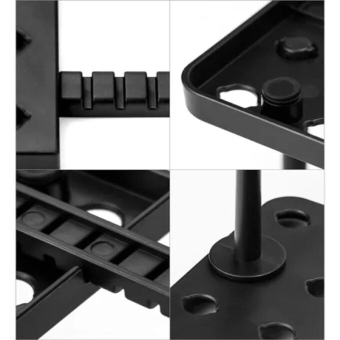 Escurridor retráctil de cocina bandeja organizadora con espacio para loza ollas y vasos FK23D-285