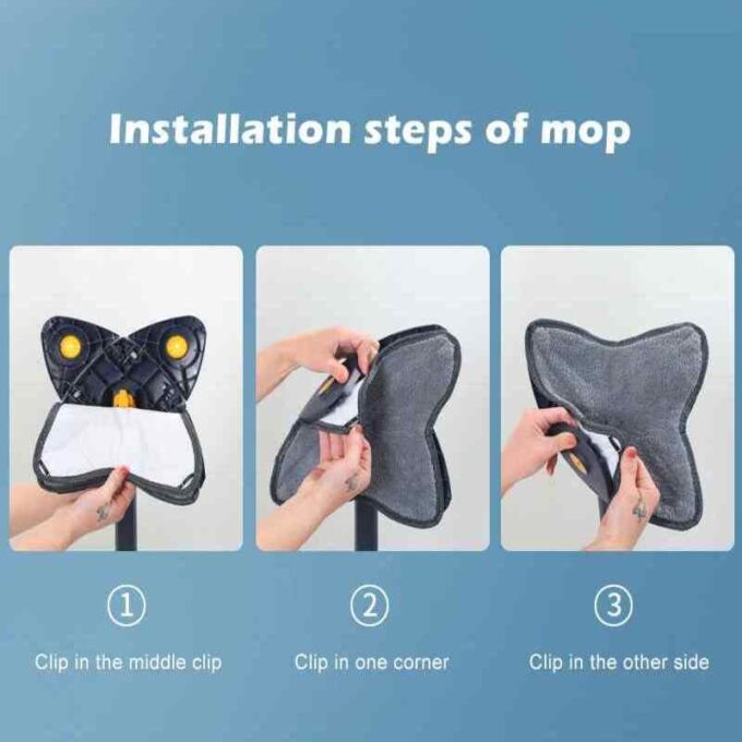 Trapero limpiador ajustable 360 esponja triangular absorbente FK23D-92