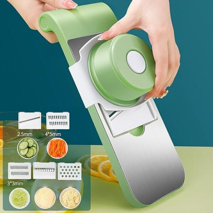 Cortador y rebanador 6 en 1 multifuncional picatodo manual FK23D-93