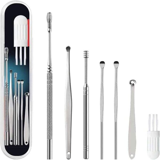 Kit de limpieza set x 10 pcs material acero brocha de limpiar  FK22B-113