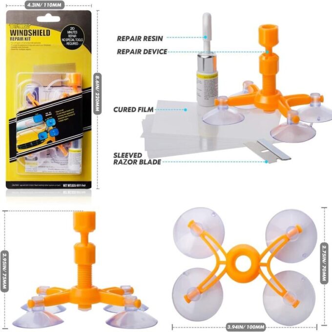 KIT multiusos reparacion de vidrios pegamento automático FK23D-13