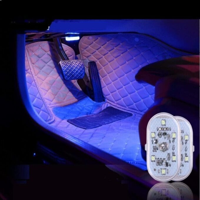 Luz LED tactil adhesiva para techo de carro multicolor FK23D-52