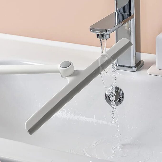 Limpiavidrios de doble cara escurridor de ventanas ajustable de mango largo FK23D-58
