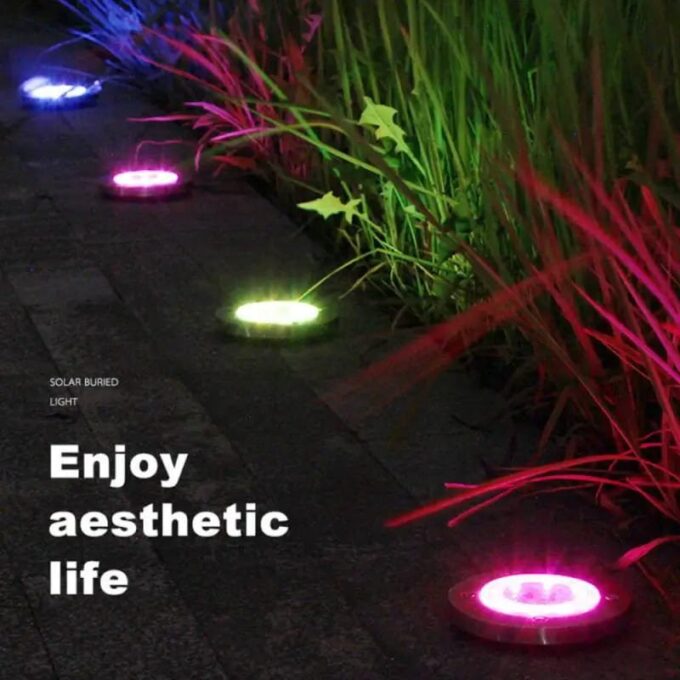 Luces led para suelo set de 4 piezas impermeables FK23D-129