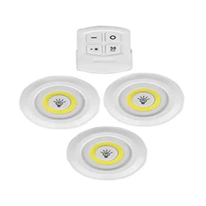 Luces LED adhesivas set x3 con control lamparas inteligentes FK23D-45