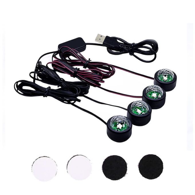 Luz led para interior de carro multicolor FK23C-16