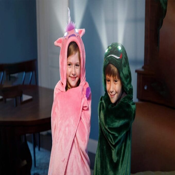 Manta capa infantil con luz en los ojos FK22-67