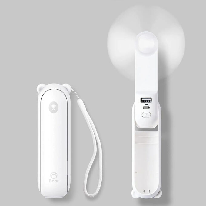 Mini ventilador de mano plegable enfriador de bolsillo FK23D-87