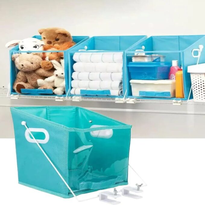 Organizador de ropa plegable cesta multifuncional ajustable almacenador FK23D-54