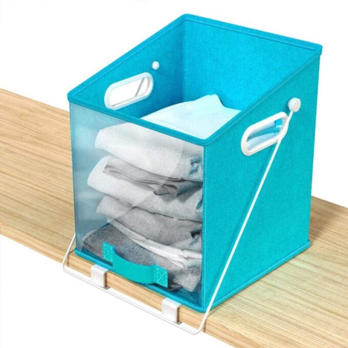 Organizador de ropa plegable cesta multifuncional ajustable almacenador FK23D-54