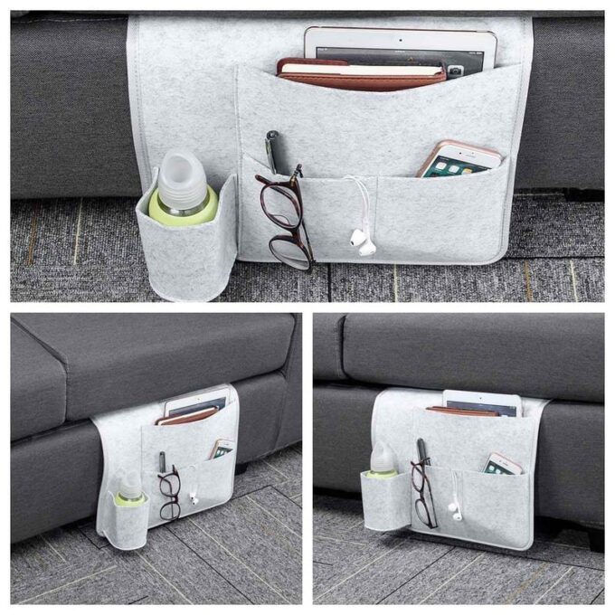 Organizador de accesorios para cama, silla, bolsa almacenamiento FK23B-25