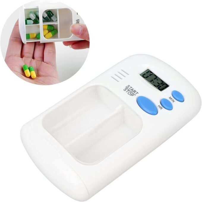 Pastillero con alarma recordatorio FK22B-106