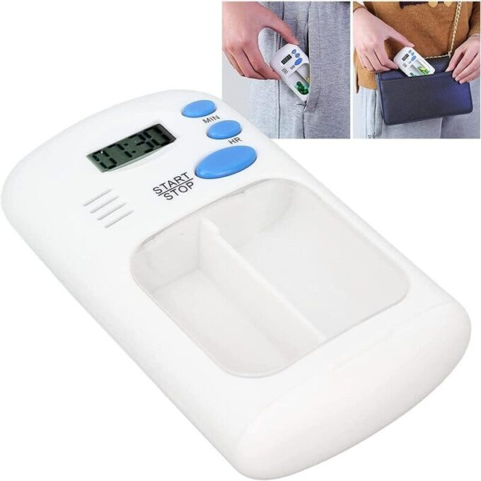 Pastillero con alarma recordatorio FK22B-106