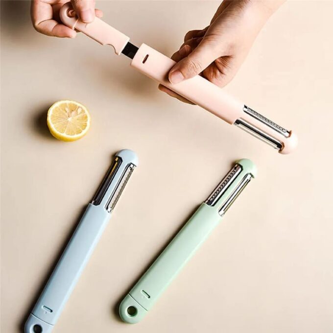 Cuchillo pelador 3 en 1 multifuncional acero inoxidable FK23D-99